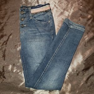 Girls Blue Skinny Jeans